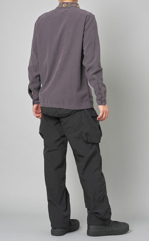 ミリタリーフラワースタッズシャツ