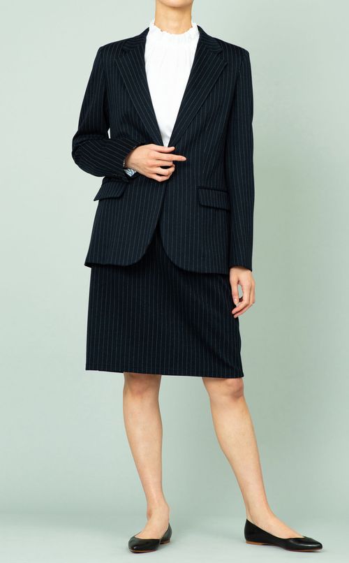 ストライプタイトスカート