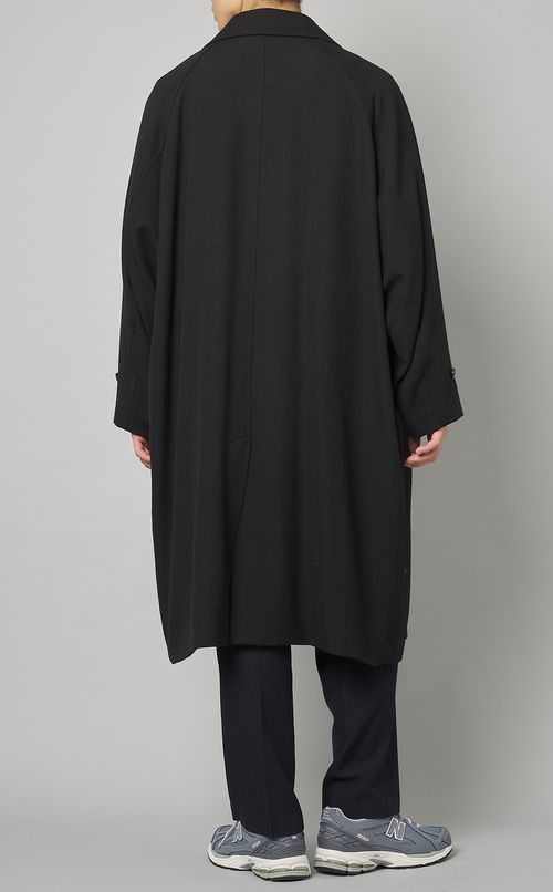 ウールラグランスリーブコート