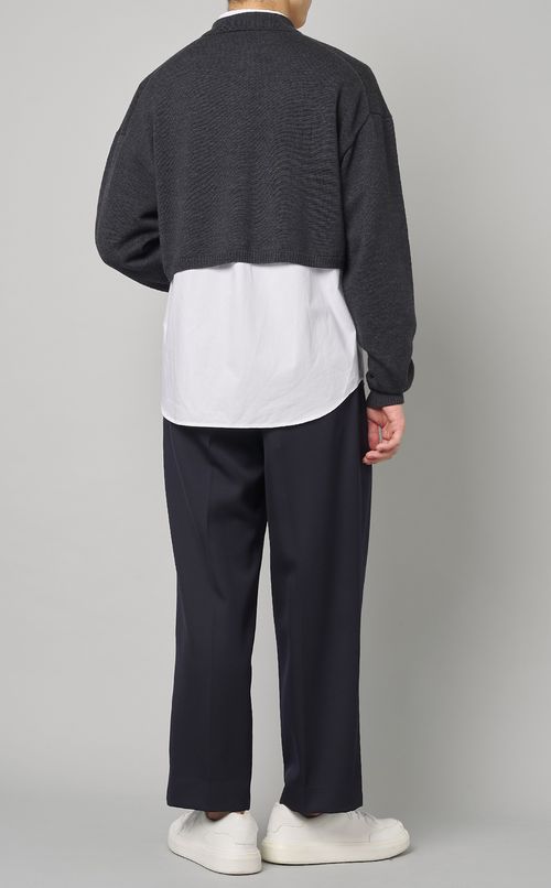 ショートニットポロシャツ