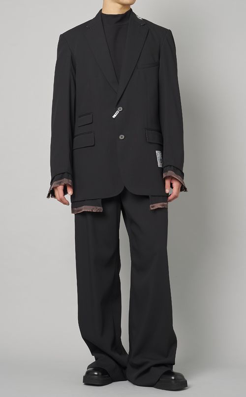 バックサテンブレザー