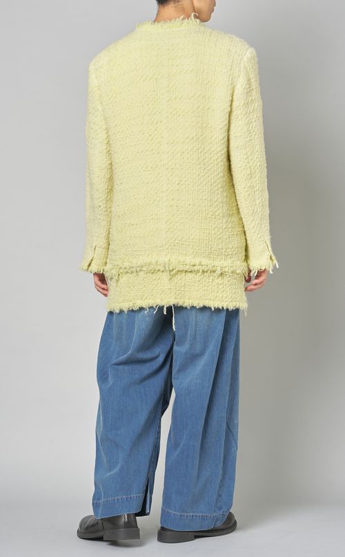 ツイードノーカラージャケット