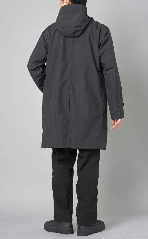 ナイロンフーデッドコート