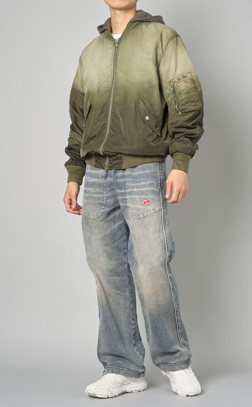 デニムバギーパンツ