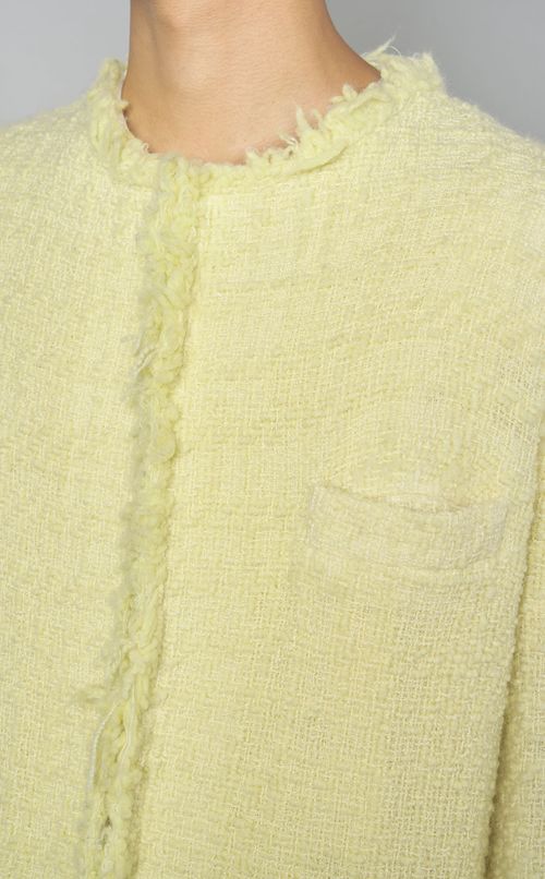 ツイードノーカラージャケット