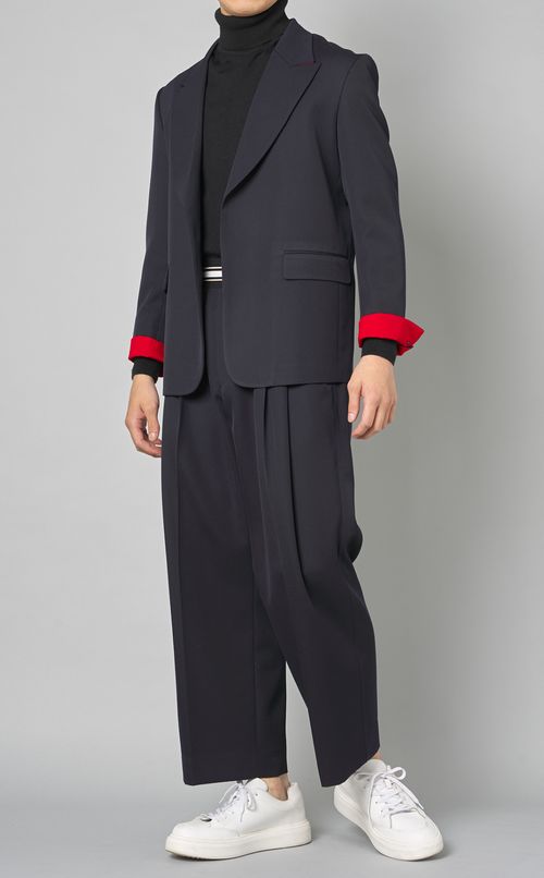 ノッチドピークドラペルジャケット