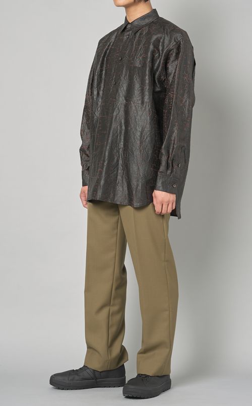 マッドダイシルクシャツ