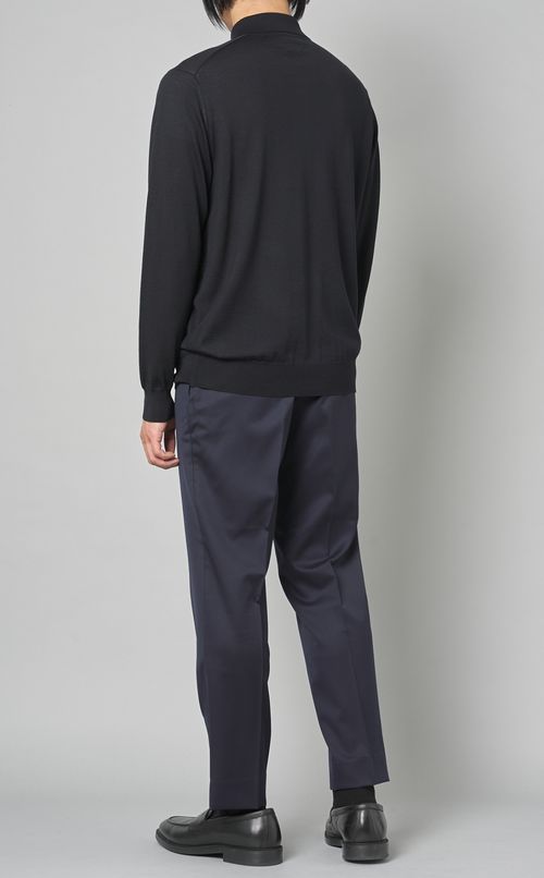 スーパーファインウールニットポロシャツ