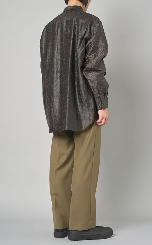 マッドダイシルクシャツ