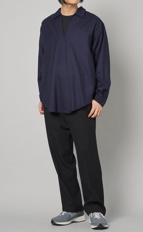 ウールスキッパーシャツ