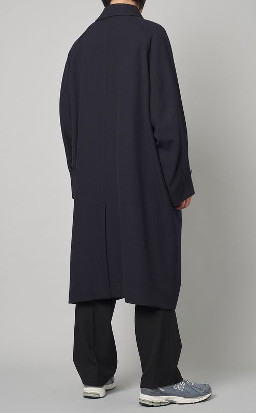 ウールラグランスリーブコート