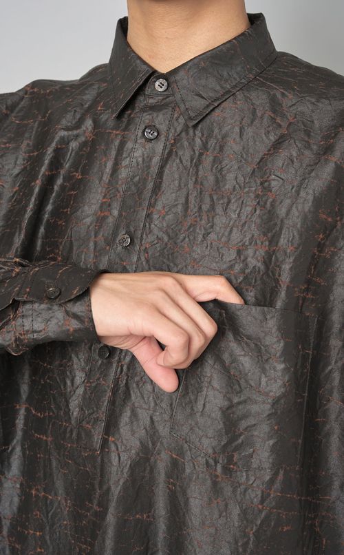 マッドダイシルクシャツ