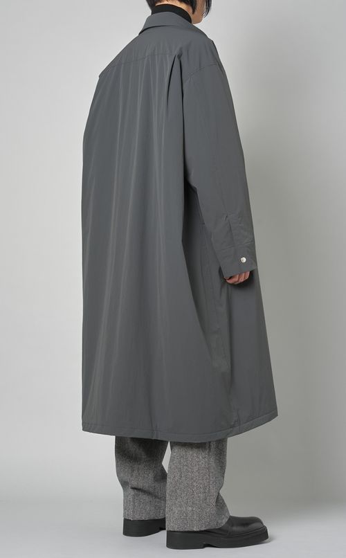 パデッドロングシャツコート