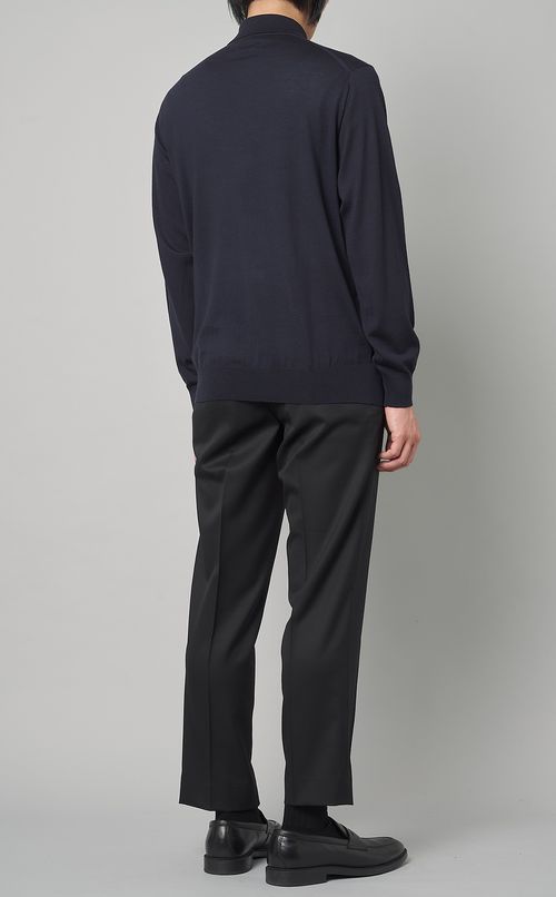 スーパーファインウールニットポロシャツ