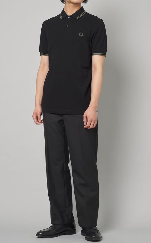 グラフィックショートスリーブポロシャツ