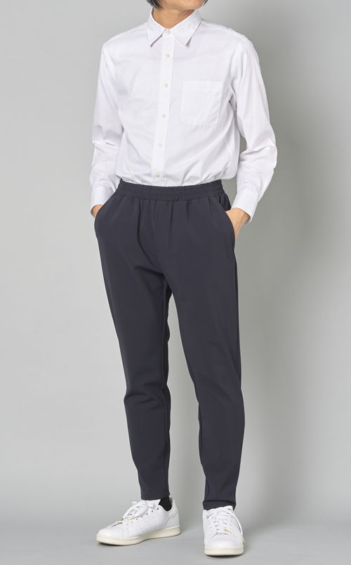 織柄テーパードパンツ