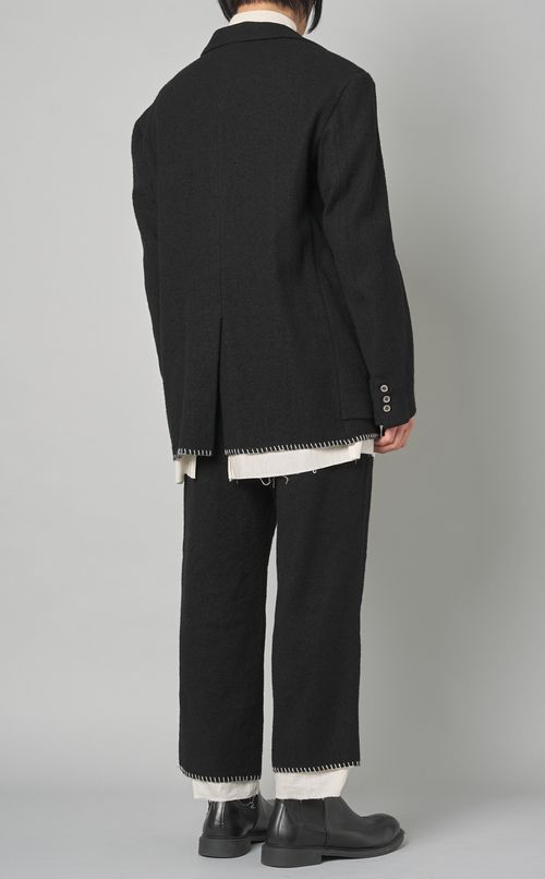 レイヤードプルオーバージャケット