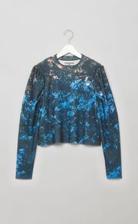 ダイレクトプリントパフスリーブトップス