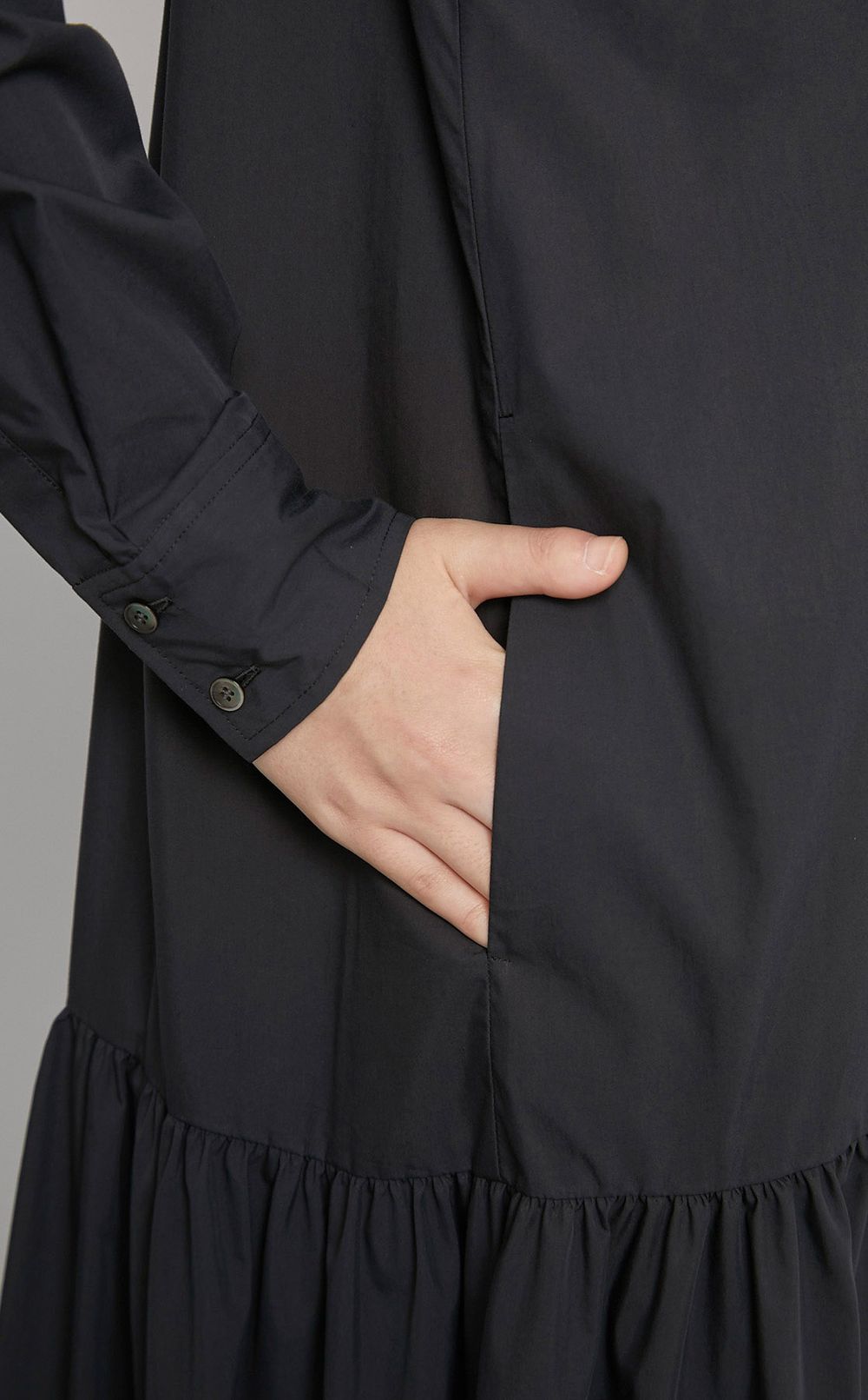 ティアードシャツワンピース