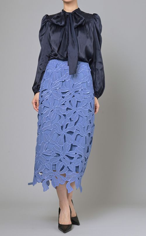 リボンレーススカート