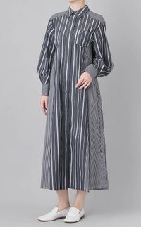 オーバーシャツワンピース