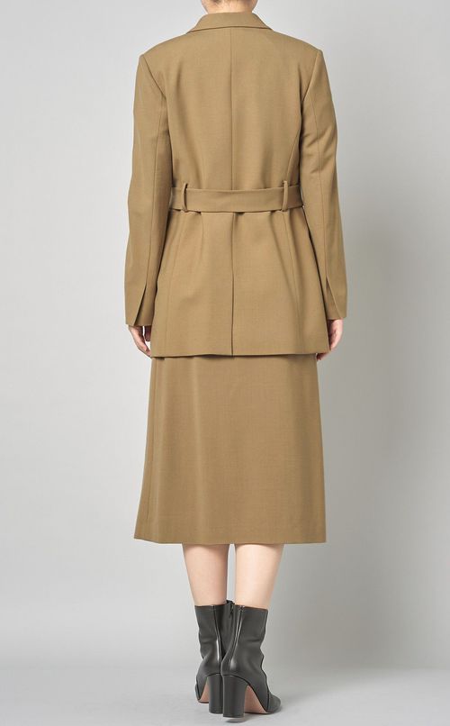 ノッチドラペルラップジャケット