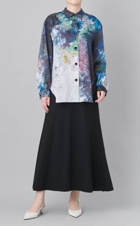 ウールスムースフレアスカート