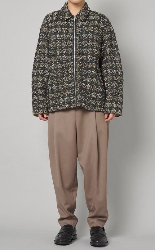 ウールツイルテーパードパンツ