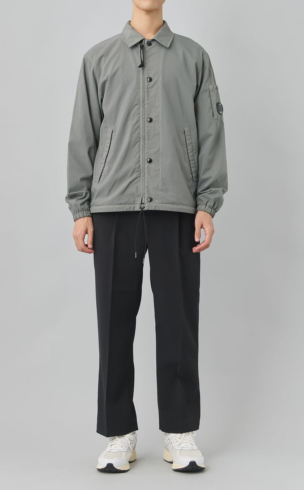 ジップアップシャツブルゾン