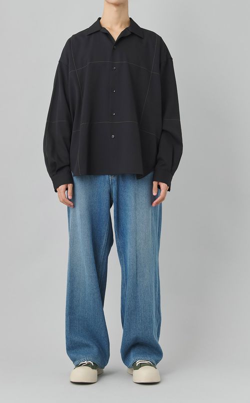 ウールステッチシャツ