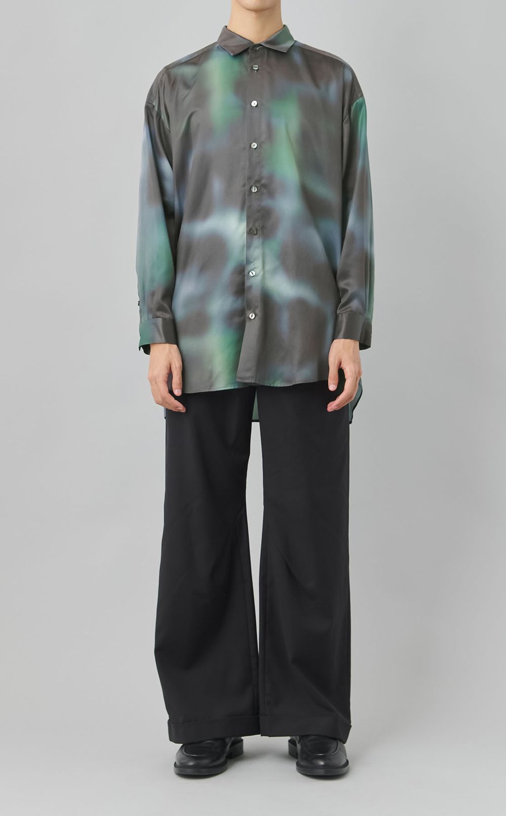 オーロラプリントシャツ