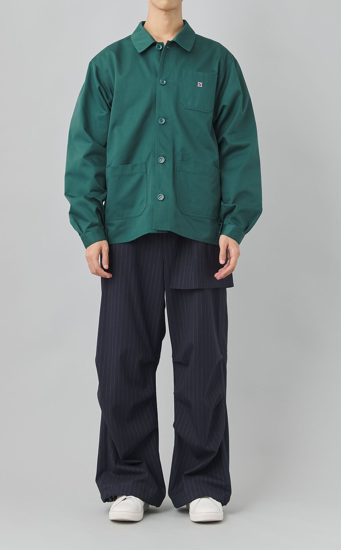 【極美品】ANREALAGE homme マルチボタン ウールジャケット 46 アルテリア ULTERIOR ウールシルク ヘリンボーン ダブルブレス