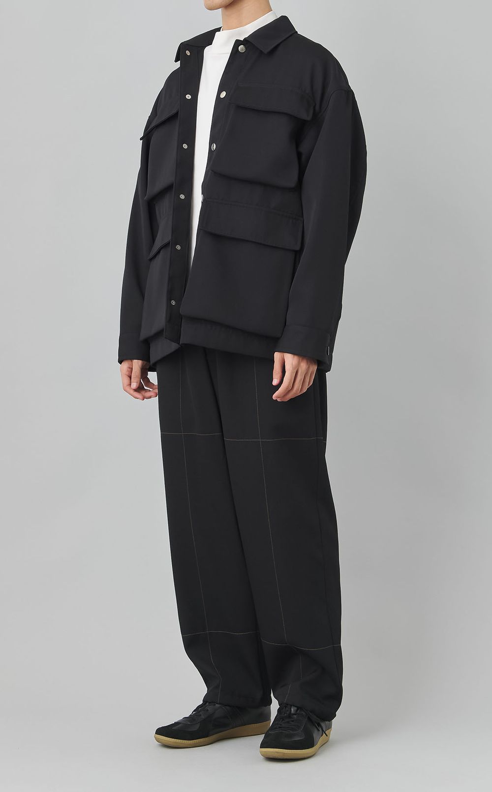 ウールステッチイージーパンツ