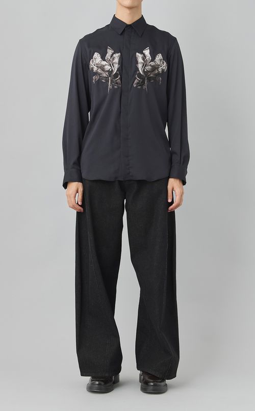 ツイストデニムパンツ