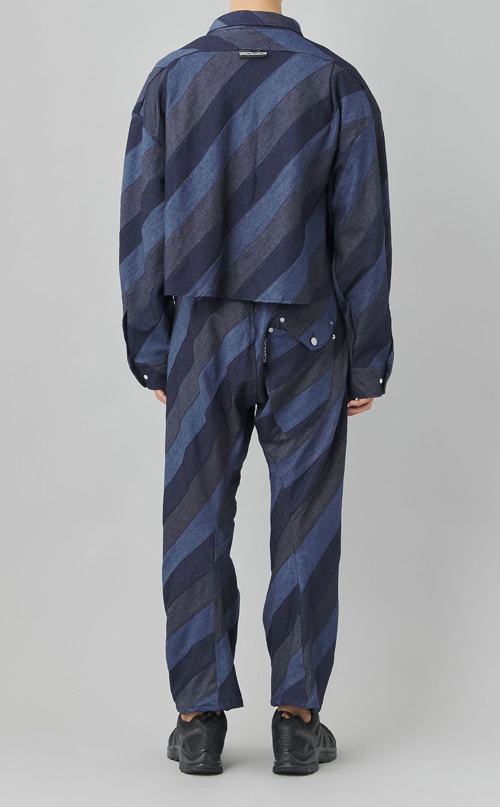 アーティザンパッチワークデニムシャツ