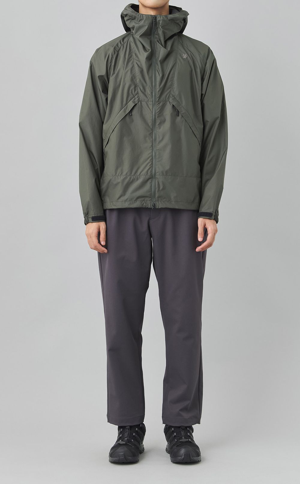 リップストップフーデッドジャケット