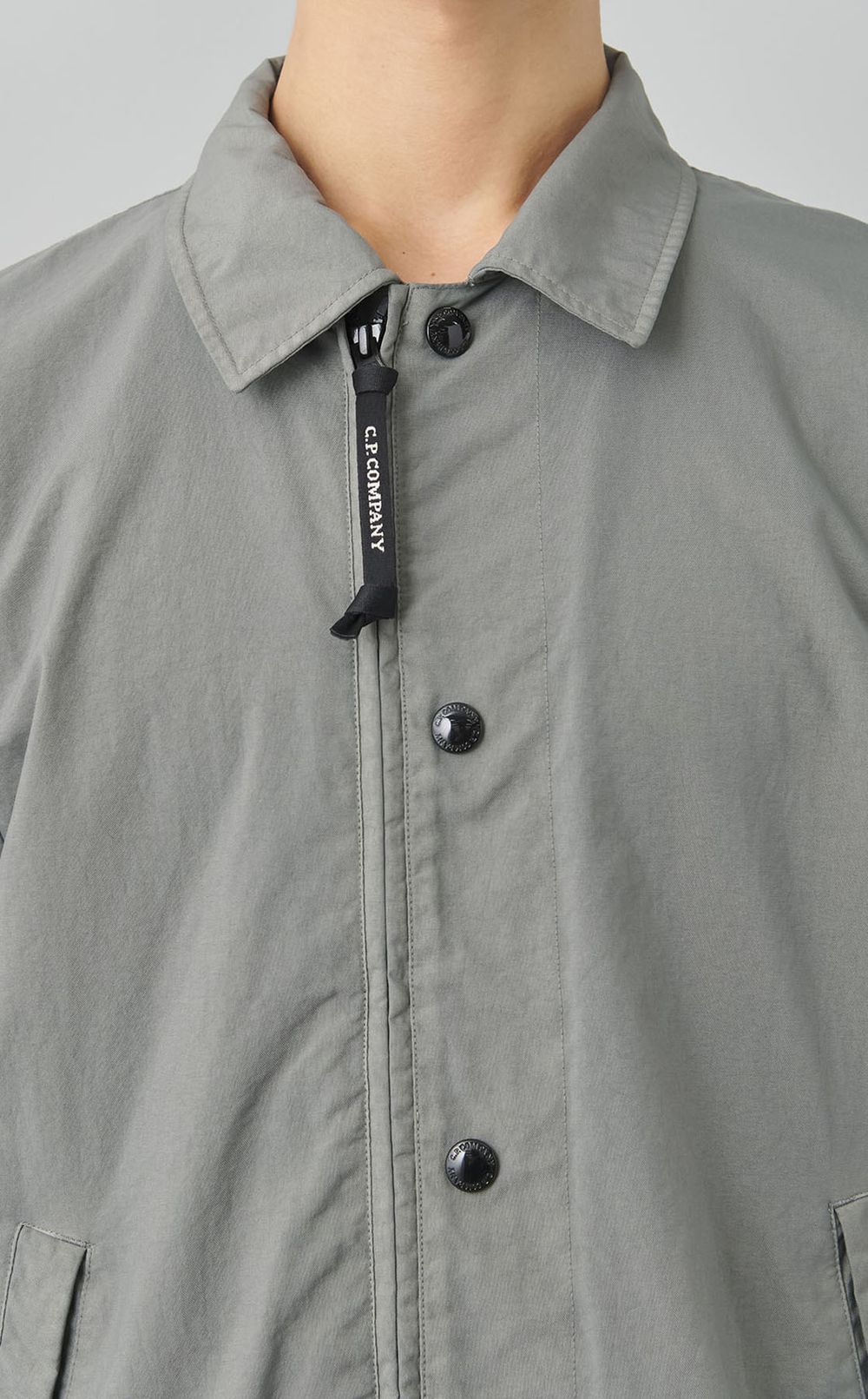 ジップアップシャツブルゾン