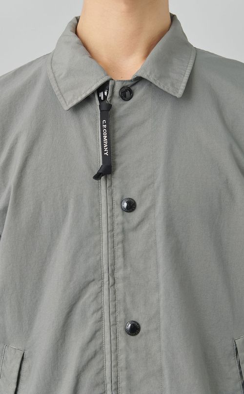 ジップアップシャツブルゾン