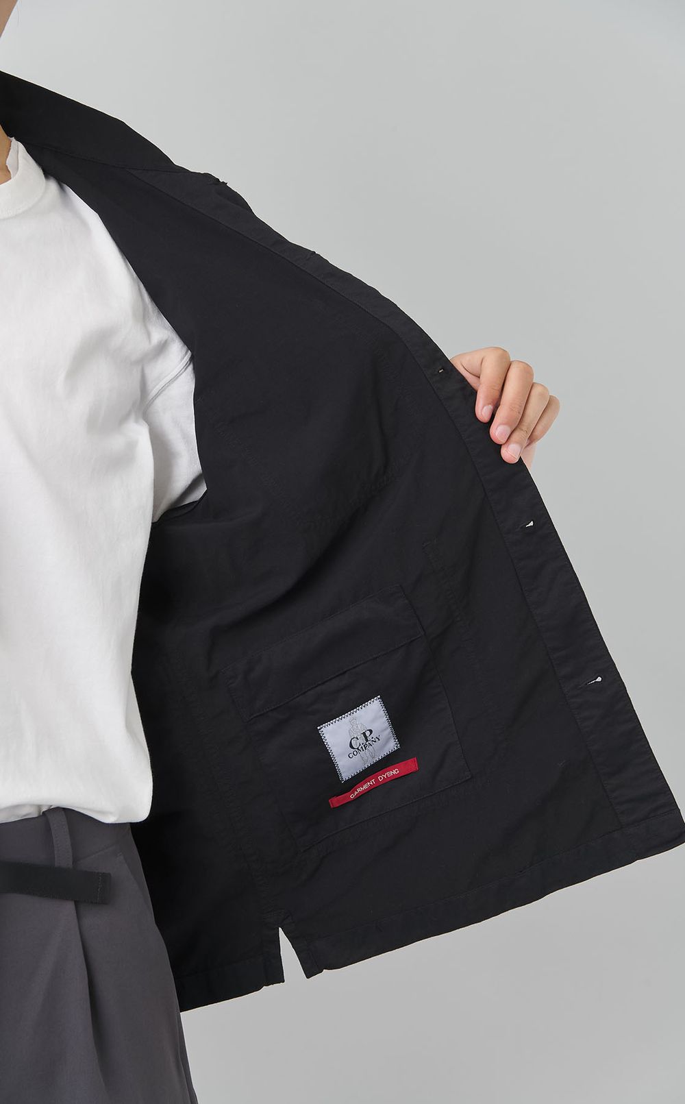 フラットナイロンシャツブルゾン