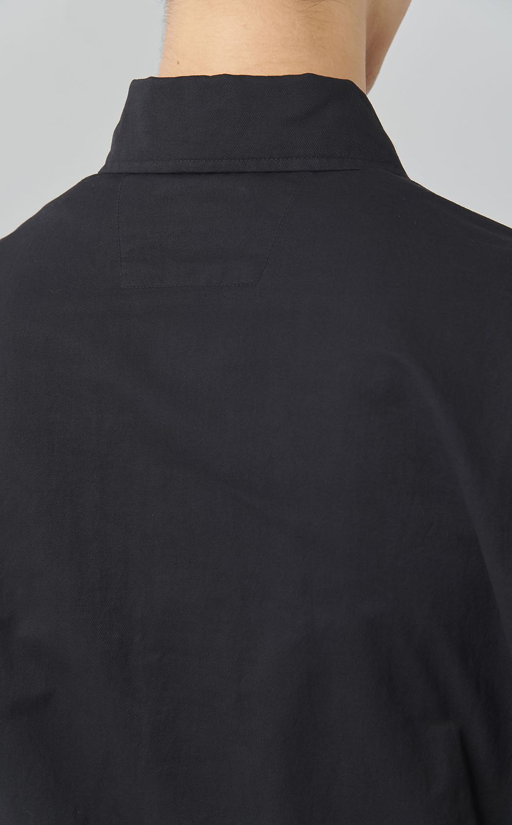 フラットナイロンシャツブルゾン