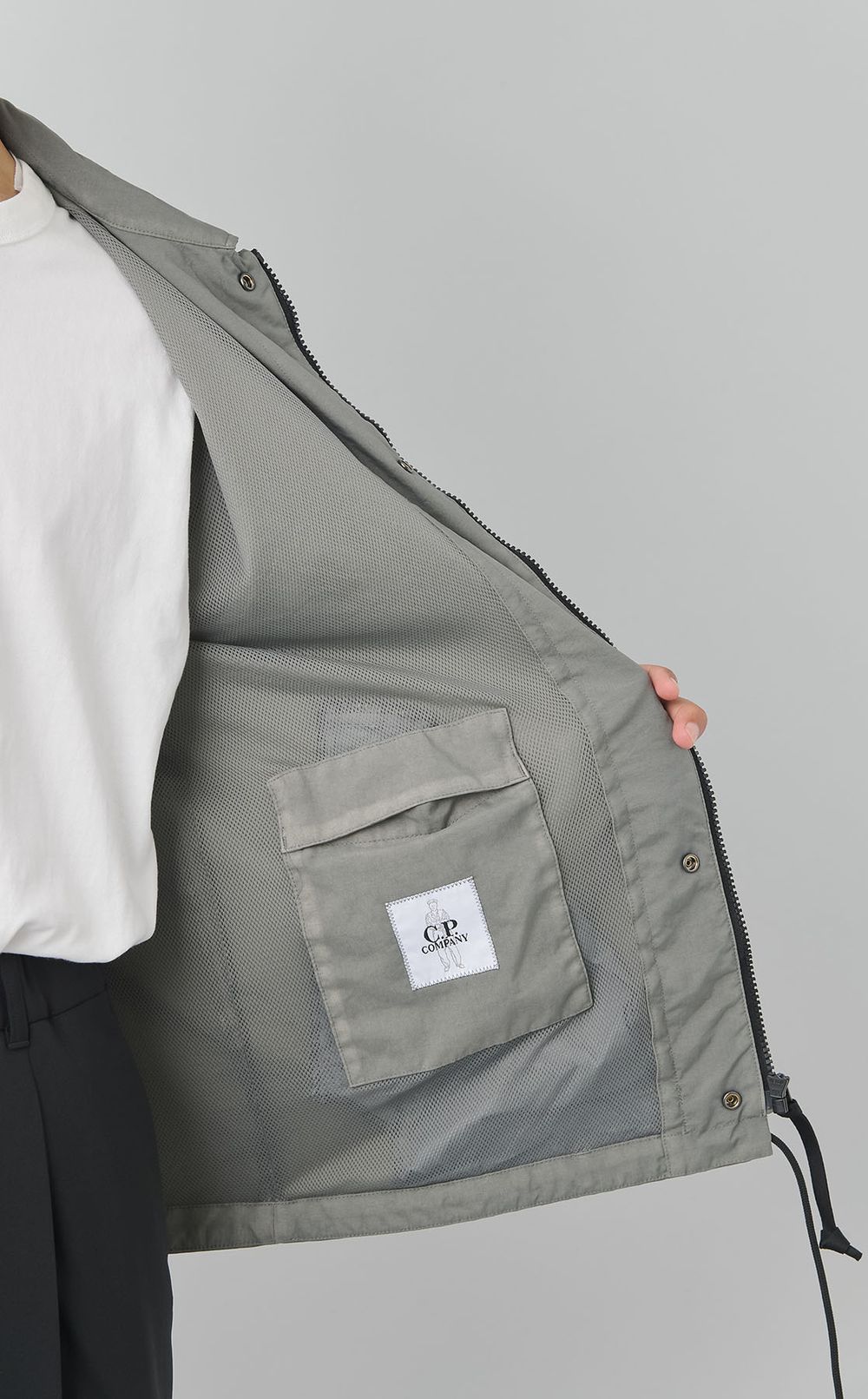 ジップアップシャツブルゾン