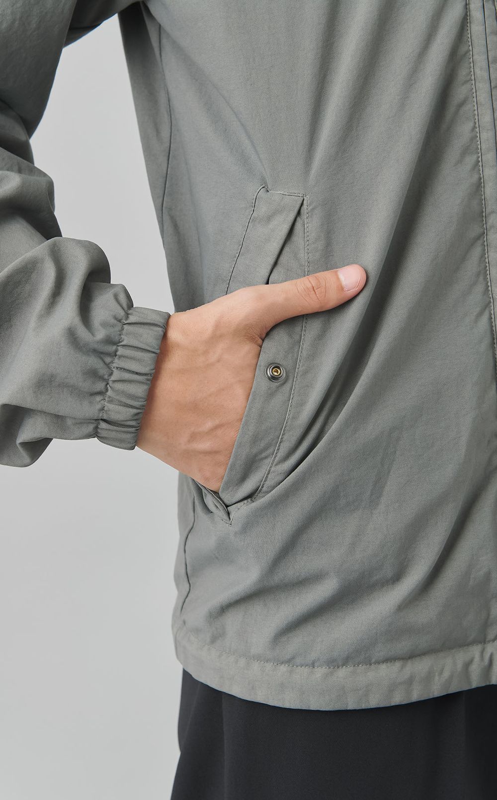 ジップアップシャツブルゾン