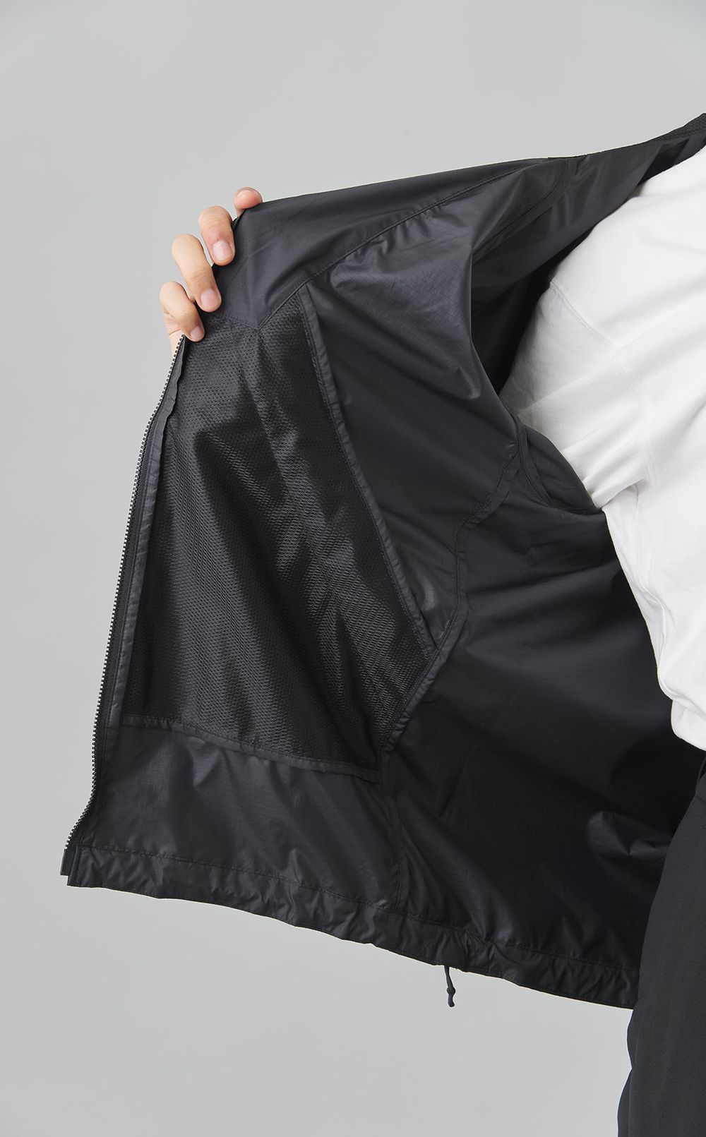 リップストップフーデッドジャケット