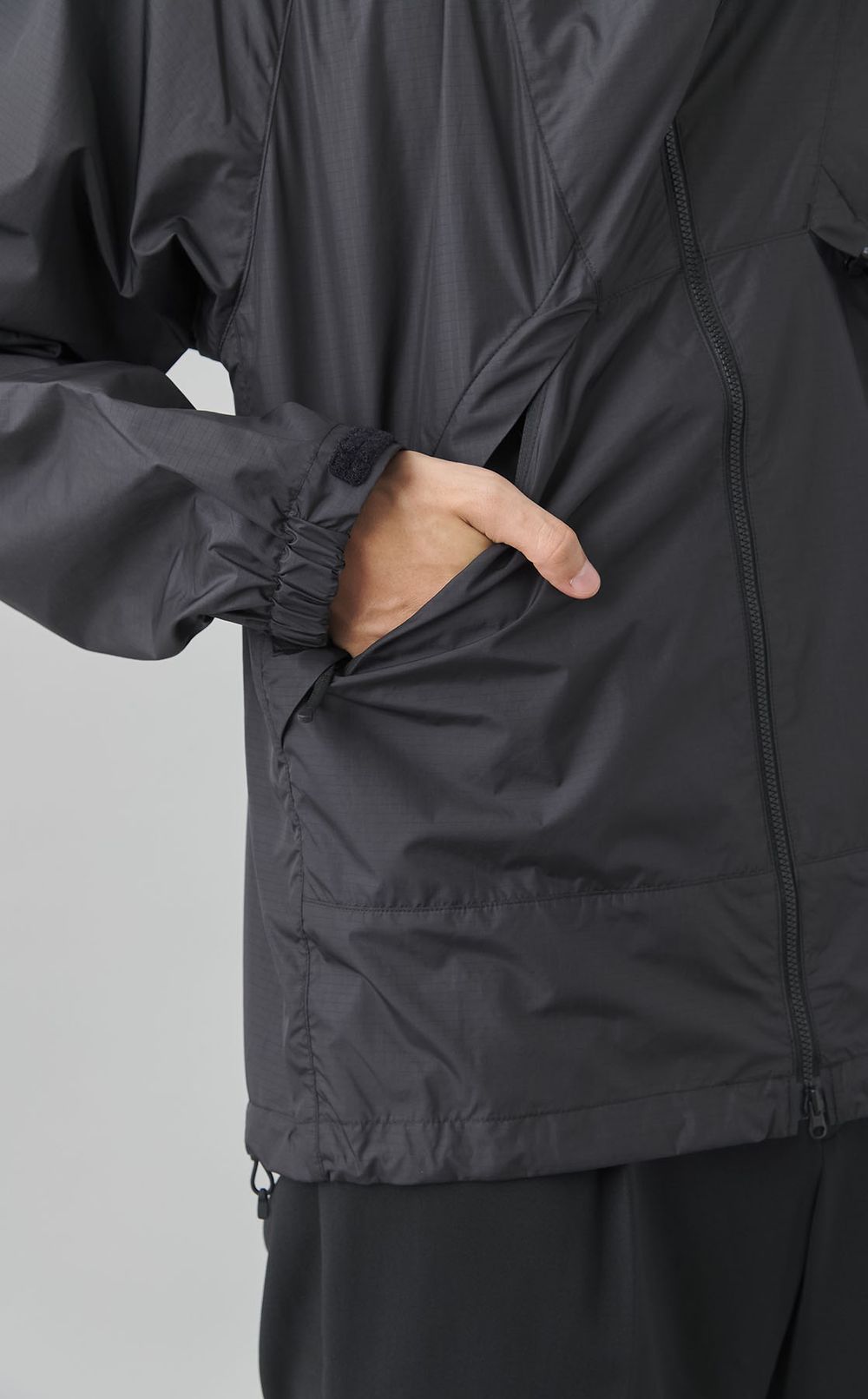 リップストップフーデッドジャケット