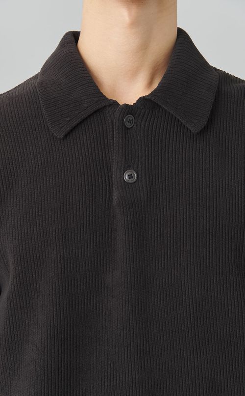 ポロカラーニット