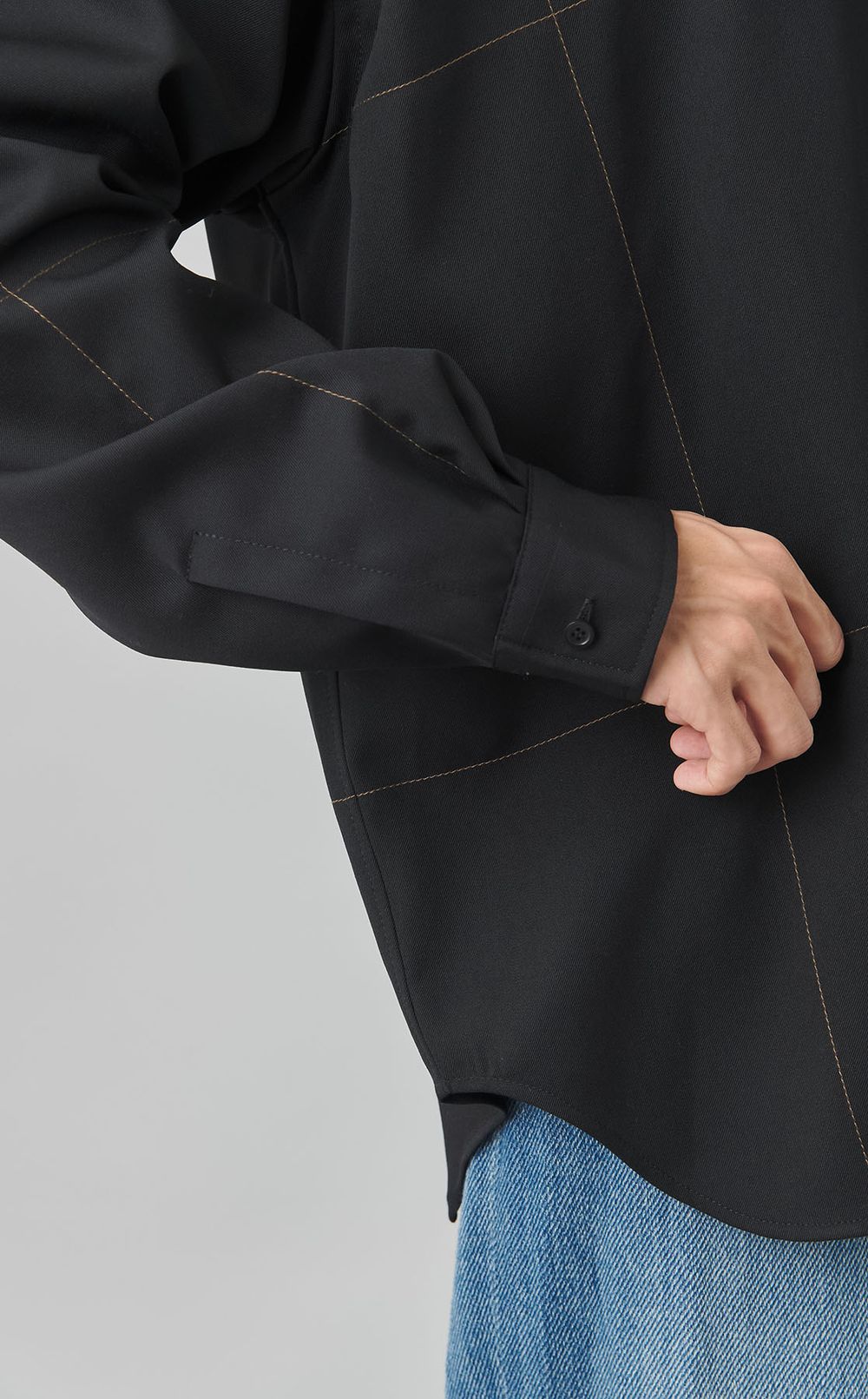 ウールステッチシャツ