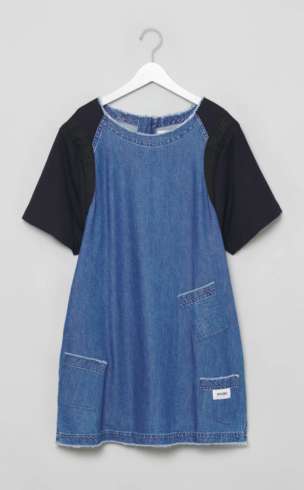 【reADdress】デニム切替プルオーバー