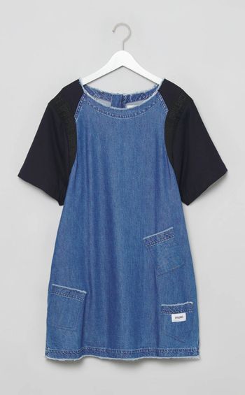 【reADdress】デニム切替プルオーバー