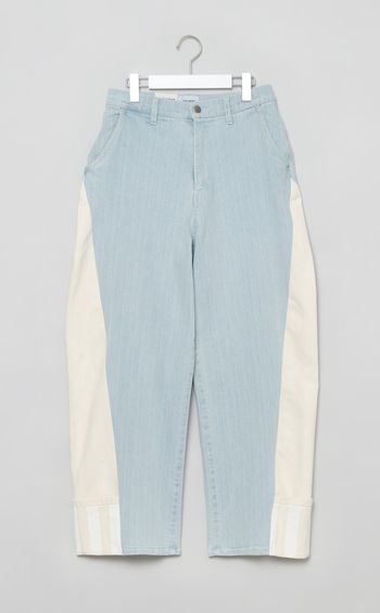 【reADdress】デニム切替パンツ