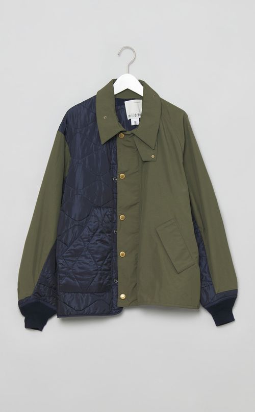 【reADdress】キルティング切替ブルゾン